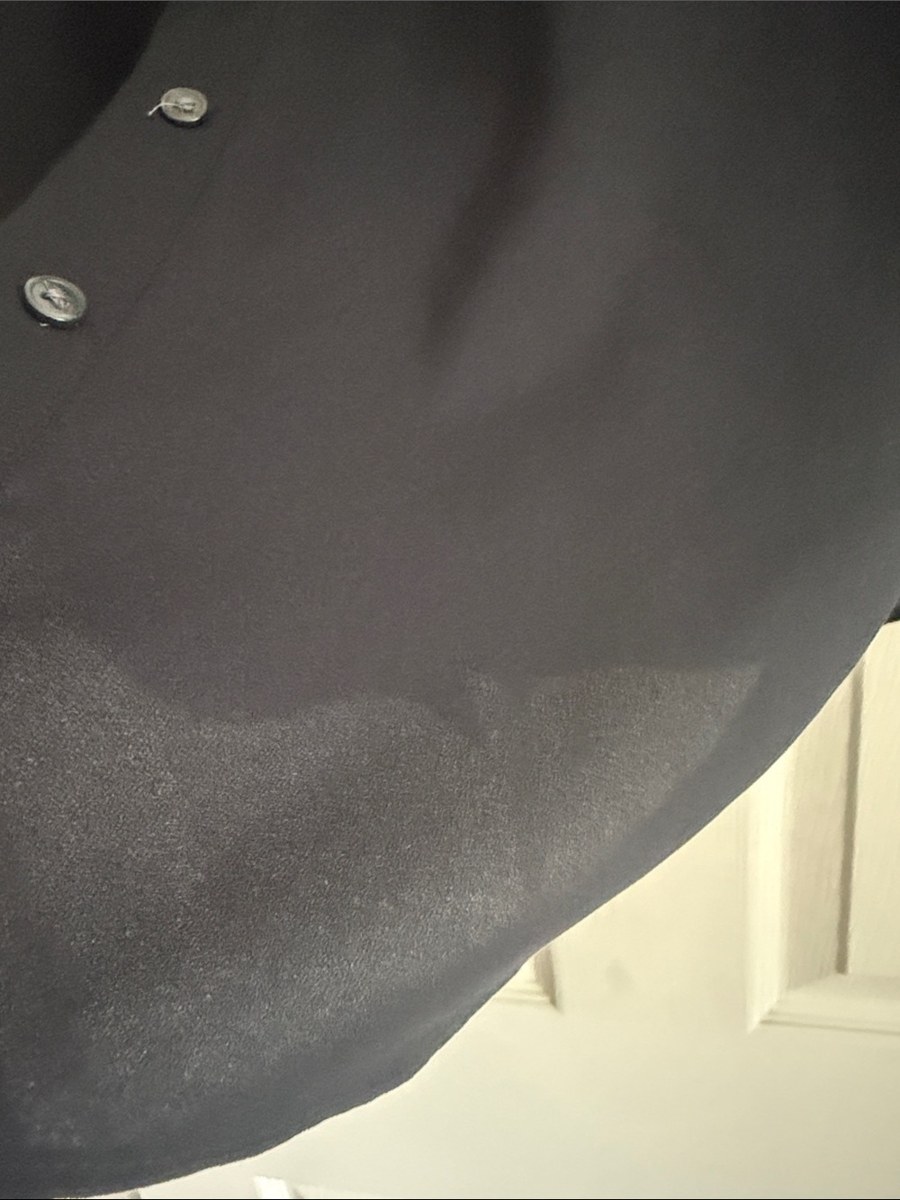 Ann Taylor Black Sleeveless Button-Front Collared Blouse - Picture 5 of 12